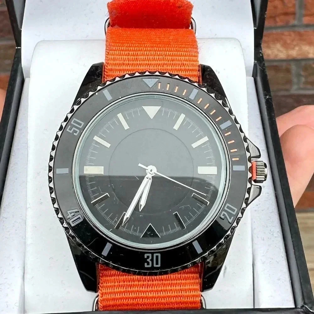 INC Unisex Orange Black Watch NWT